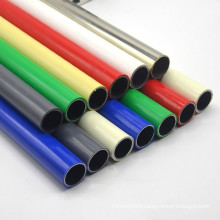 Chinese supplier PE coated tube system OD 28 mm colorful lean pipe